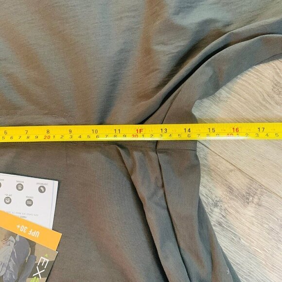 Exfficio Men’s Pants UPF30+ Kiawah Regular Size 42 Pebble Dark Green Outdoor NEW - Picture 14 of 16